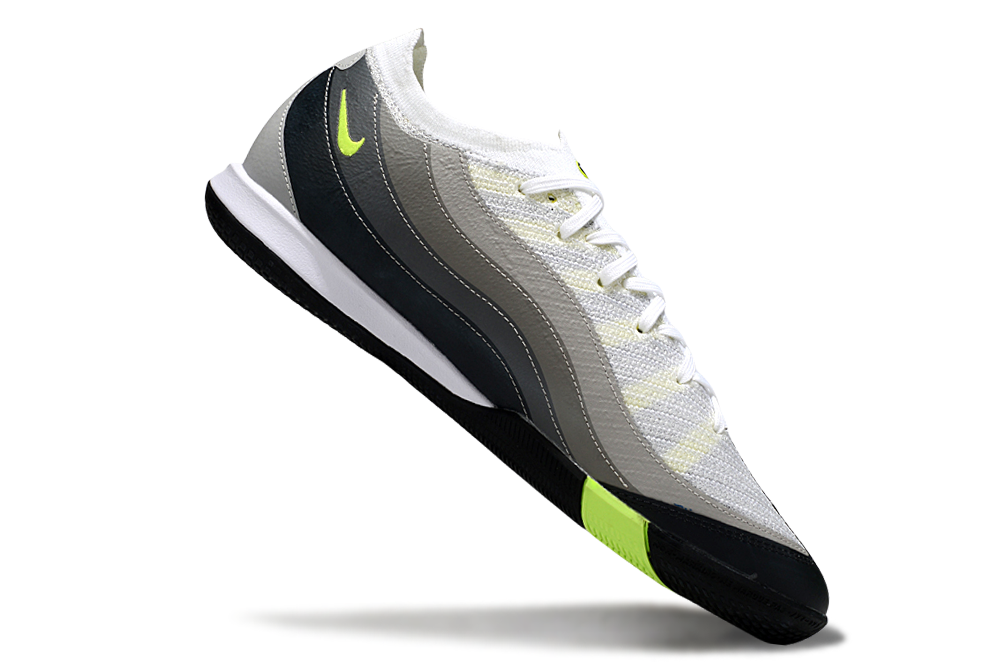 Chuteira Futsal Nike Mercurial Air Zoom Vapor 16 Air Max 95 IC - Branca, Cinza e Preta