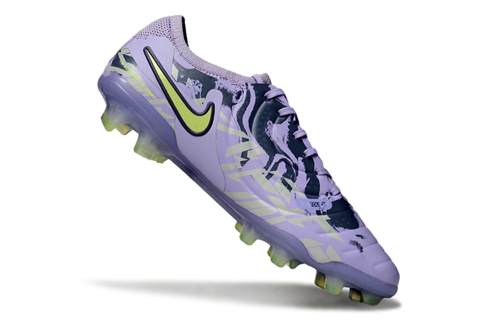 Chuteira Nike Tiempo Legend 10 FG -  Roxa e Verde - Pack United