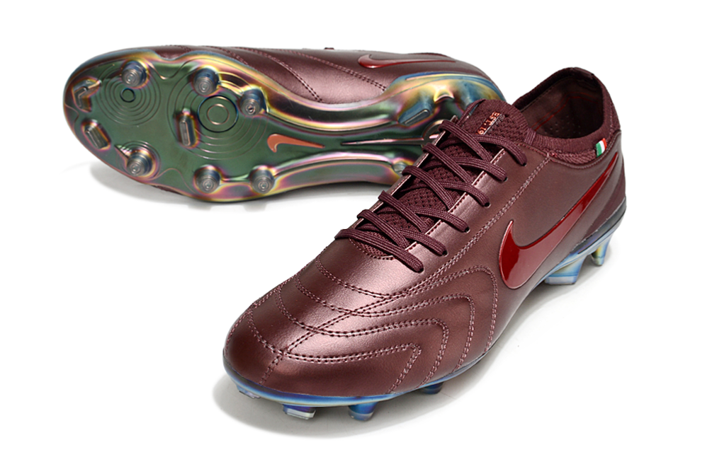 Chuteira Nike Tiempo Legend 10 FG - Vermelho - Edição Especial