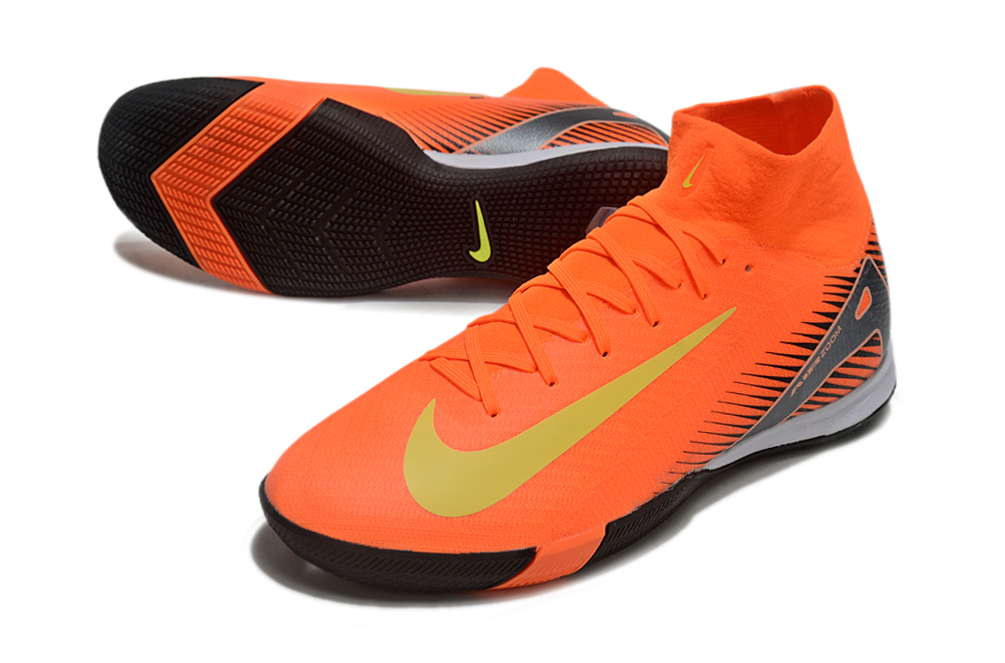 Chuteira Futsal Nike Air Zoom Mercurial Superfly 10 Elite  IC - Laranja