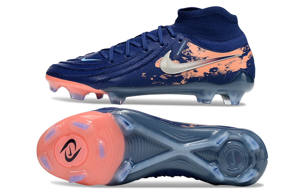 Chuteira Nike Phantom Luna Elite FG - Azul e Rosa