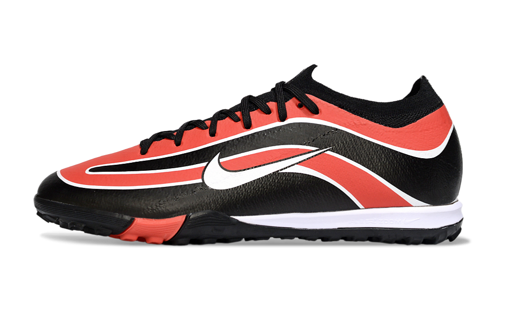 Chuteira Society Nike Air Zoom Mercurial Vapor 16 Elite TF - Laranja, Preta e Branca