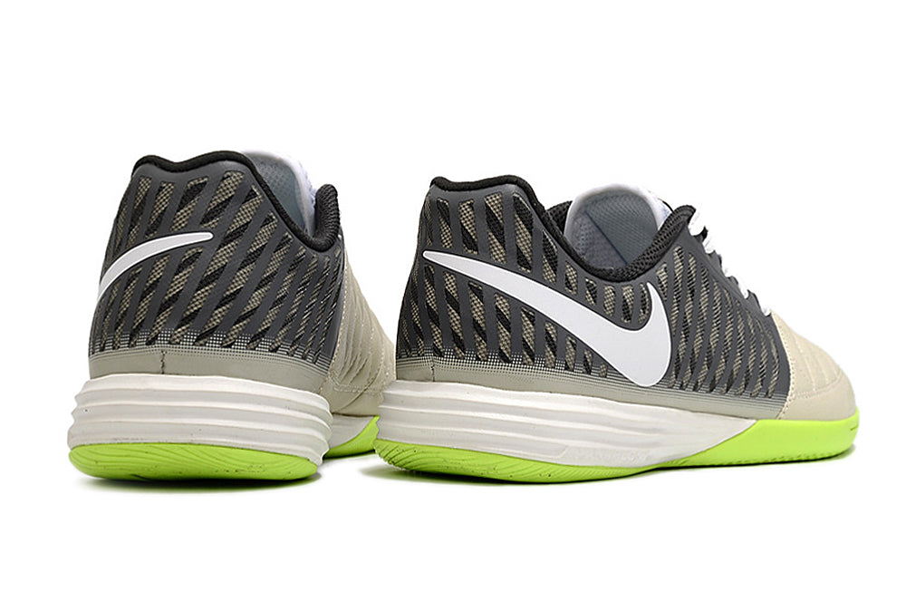 Tênis Futsal Nike Lunar Gato IC - Cinza e Verde
