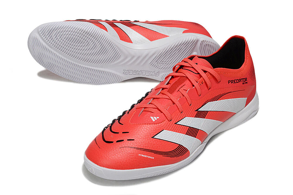 Tênis Futsal Adidas Predator Elite Fold-Over Tongue IC - Laranja e Branca